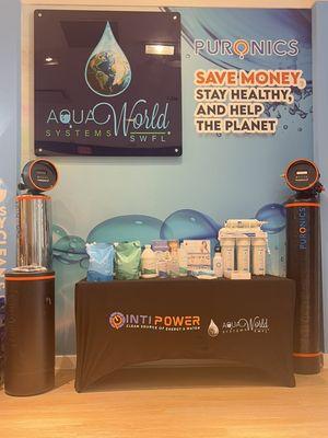 Our water purification systems (renter friendly)