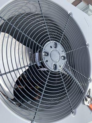 Top of new outside unit.