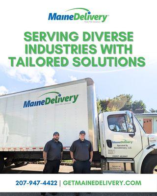 Customized Delivery Solutions for Every Industry!