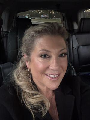 Me!  Carolyn Weebe, after my make up was done by Anne Koptya at Pretty Please Make up Studio