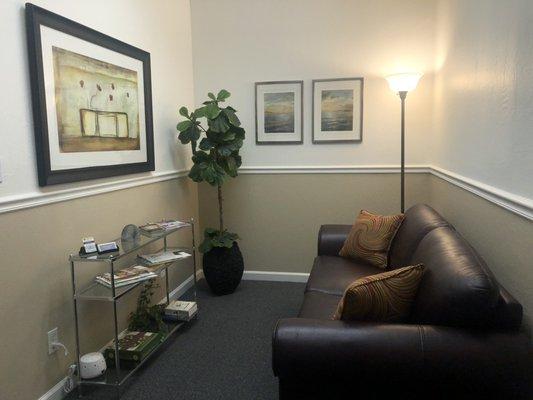 Private waiting area