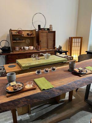 Book a Focused Tea Tastings with owner Zo of Fox and Moon https://www.wheremonstersdream.com/service-page/focused-tea-tasting-approx-1-5hrs