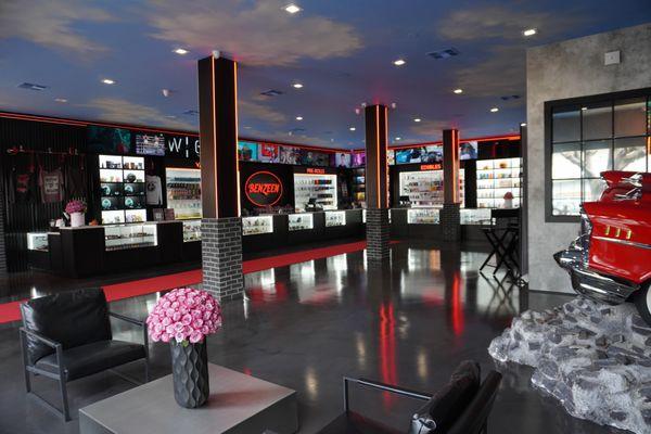 Inside the dispensary