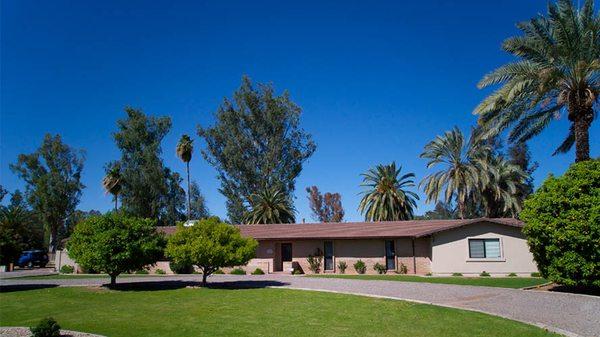 Inpatient treatment facility for drug and alcohol addiction.