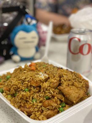 Best vegan chicken and rice in town