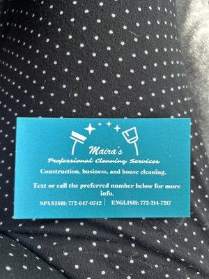 Mairas Professional Cleaning Services