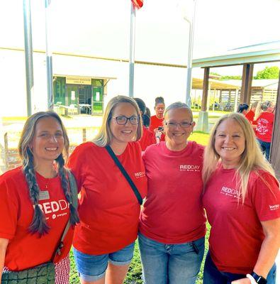 Hansen team members and owner.