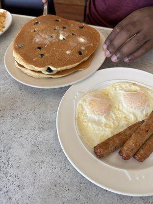 Blueberry Pancake Breakfast