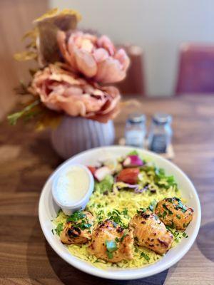 Chicken bowl- lunch special.