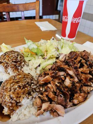 Chicken teriyaki entree