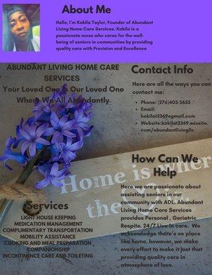 Abundant Living Home Care Services