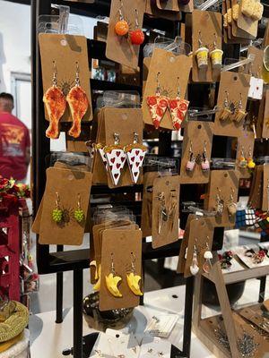 Food earrings
