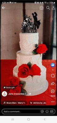 Beautiful wedding cake