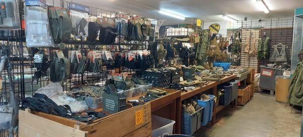 We have all sorts of pouches, vests etc.