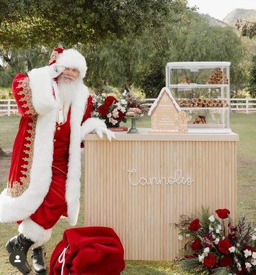 Santa John is great for photos and storytelling!