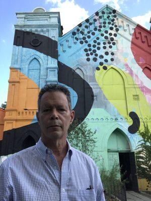 In front of my studio