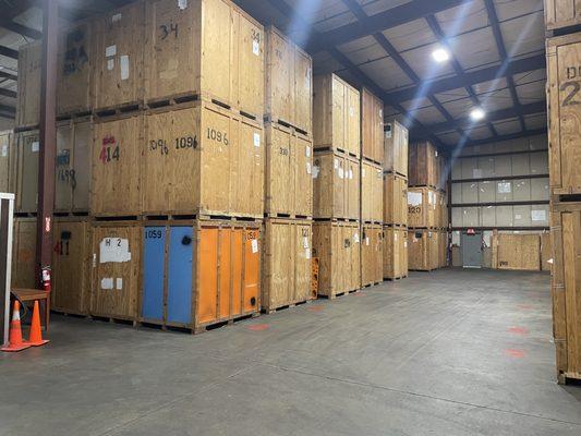 Warehouse Interior at Easton, MA Storage location