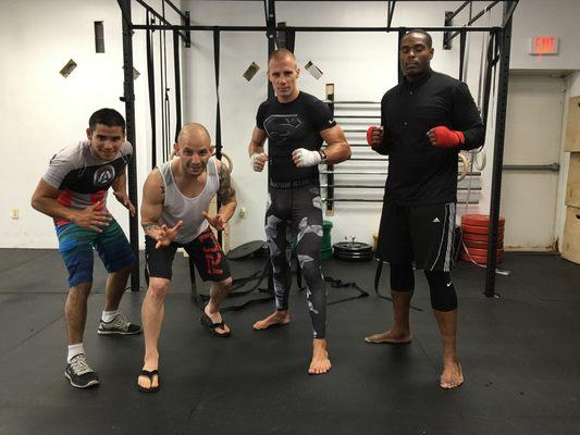 Athletic training. Fight camp with MMA fighters Vaclav Holota, Brandon Gray-Smith and GC Beazley.