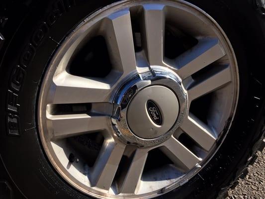 For $18, wheels should be clean.