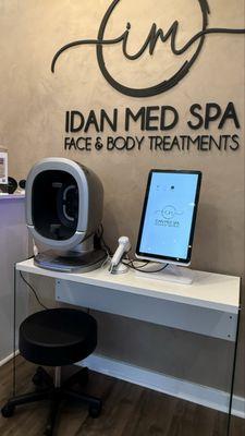Korean skin analysis machine