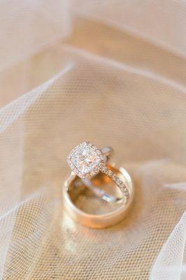 Platinum 2 ct GIA Cushion Brilliant Cut Engagement ring