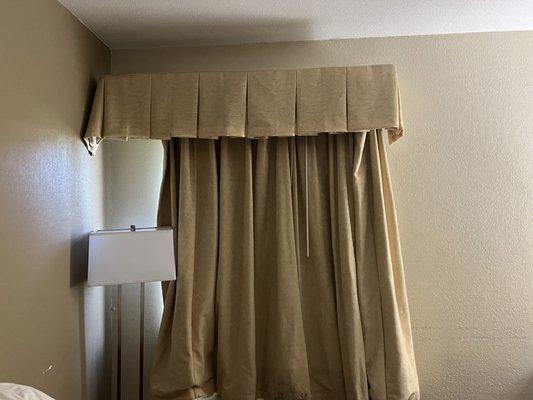 Broken curtains