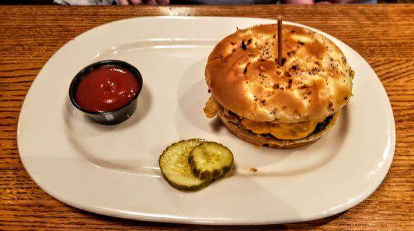 Curd Burger at Sprecher's Watertown
