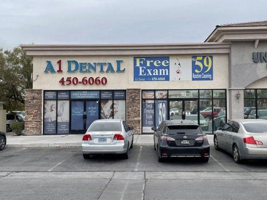 On the east side of Jones Blvd