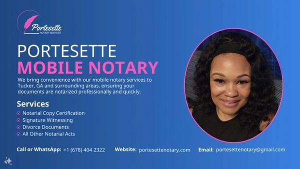 Portesette Notary Services