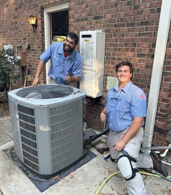 Install tech in action