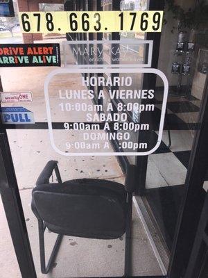 Hours open on Sunday until 5!