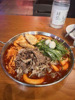 grilled brisket tteokbokki