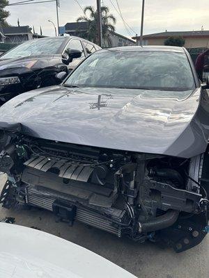 What my vehicle really looked like when I was told it was "in the paint department, two weeks away from completion"