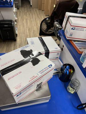 Excellent service and quick shipping all boxes arrived to the receiver before 2 days choosing usps priority.