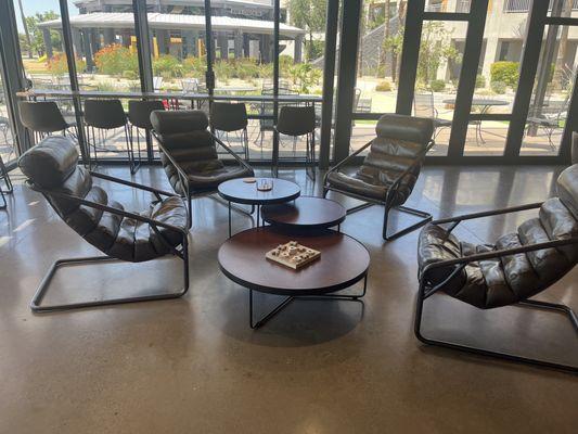 More comfortable indoor seating