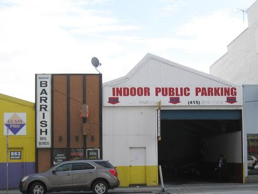 entrance on Bryant street