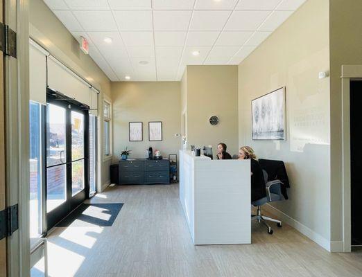 Front desk of Billings office