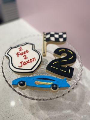 Custom birthday cookies