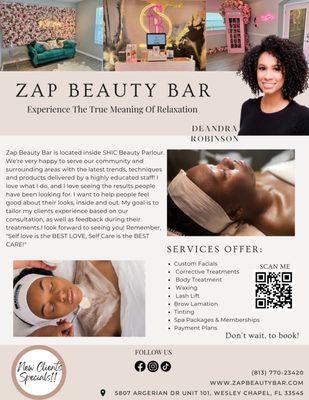 Zap Beauty Bar