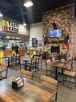 Love the brick Fireplace