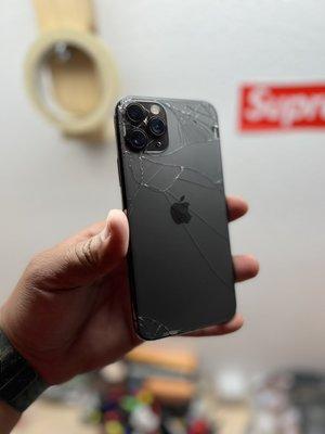Back glass repair