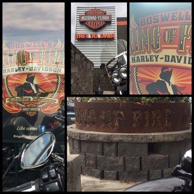 Boswell's Ring of Fire Harley-Davidson