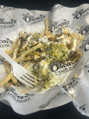 Carne Asada Fries!! Devoured them