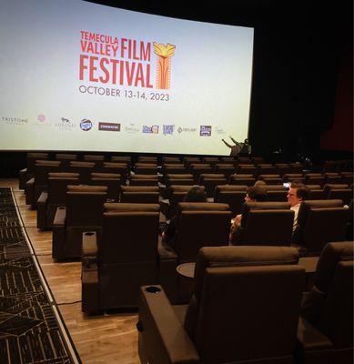 Temeku cinemas inside Theater