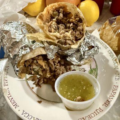 Carne asada burrito