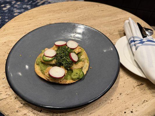 Bang Bang Shrimp Tostada
