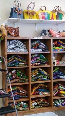 Handbags and soft goods.