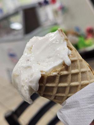 The Coconut Ice Cream was so tasty and creamy!