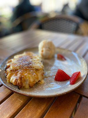 Creme Brulle' Waffle