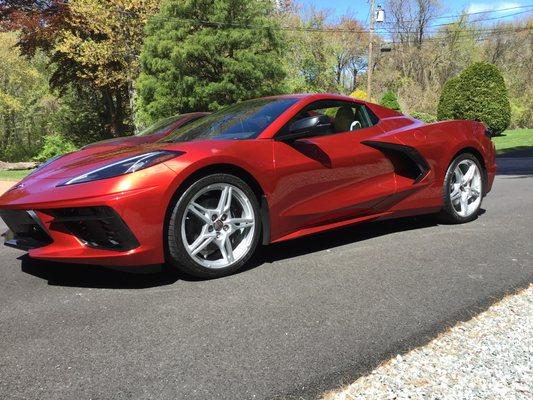 Paint protection film done by Warwick collision